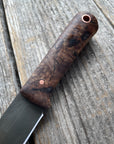 Mountain Scout Knife — Spalted Maple Burl & Copper