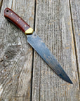 Long Hunter Camp Knife — Snakewood & Brass