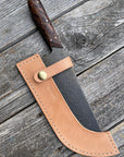 Western Cleaver 7” — Redwood Burl & Copper