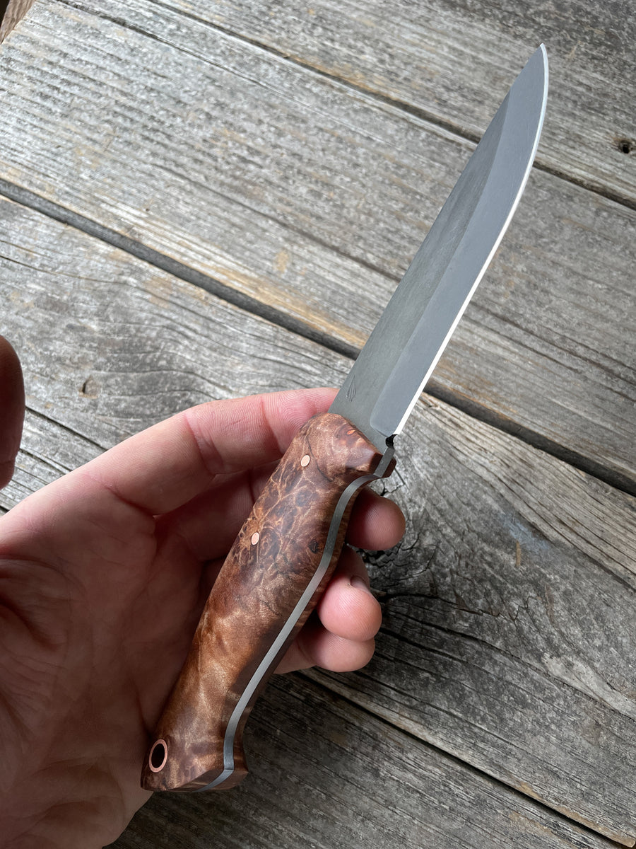 Valence Bushcrafter — Maple Burl & Copper