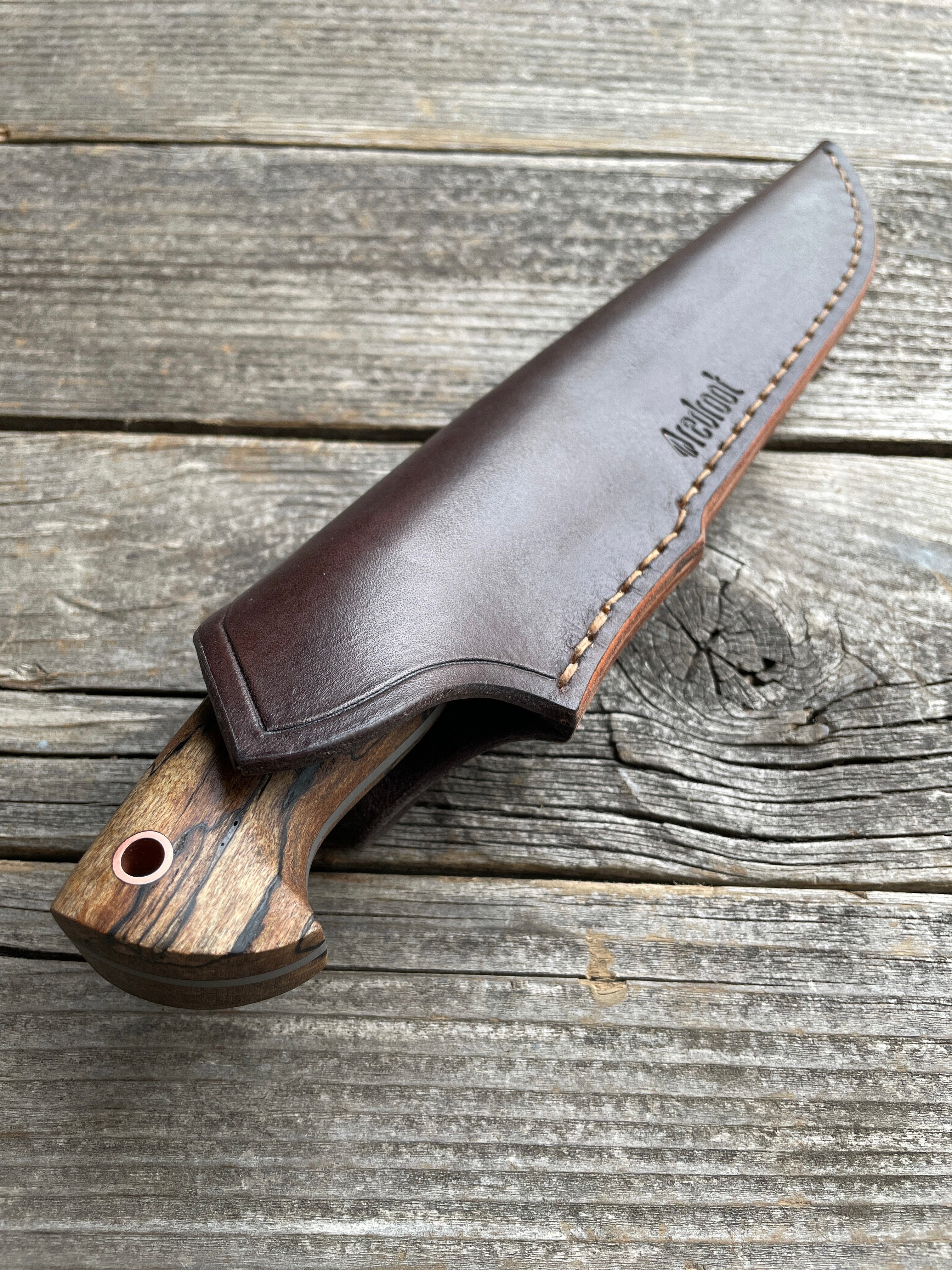 Prometheus Hunter — (stainless) Spalted Maple & Copper