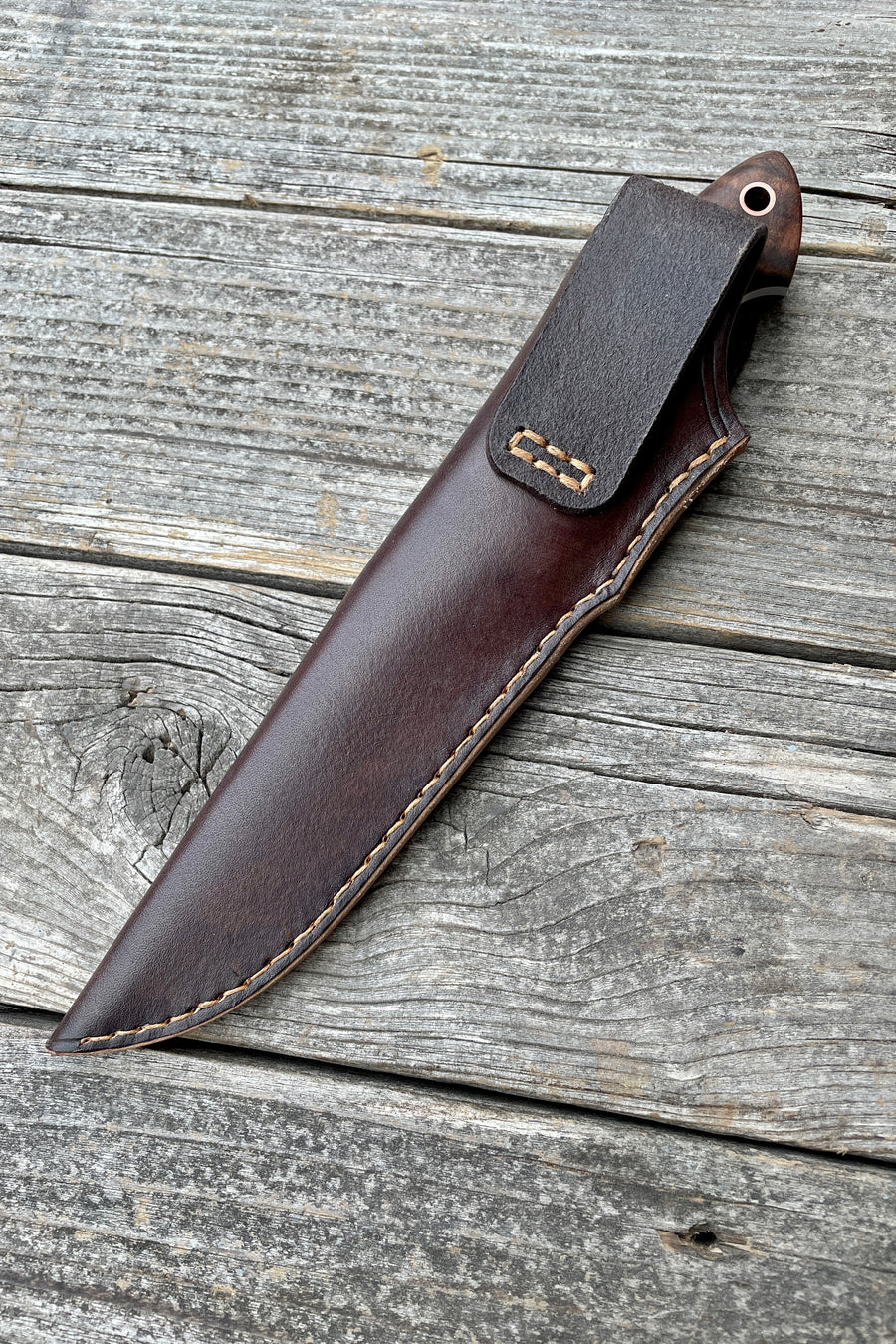 Valence Bushcrafter — Walnut burl & Copper