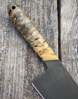 Western Chef’s Knife 7” — Buckeye Burl & Brass