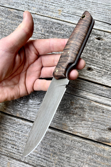 Drop-Point Harvester— Walnut & Brass