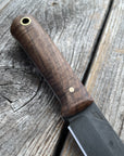 Mountain Scout Knife — English Walnut & Brass