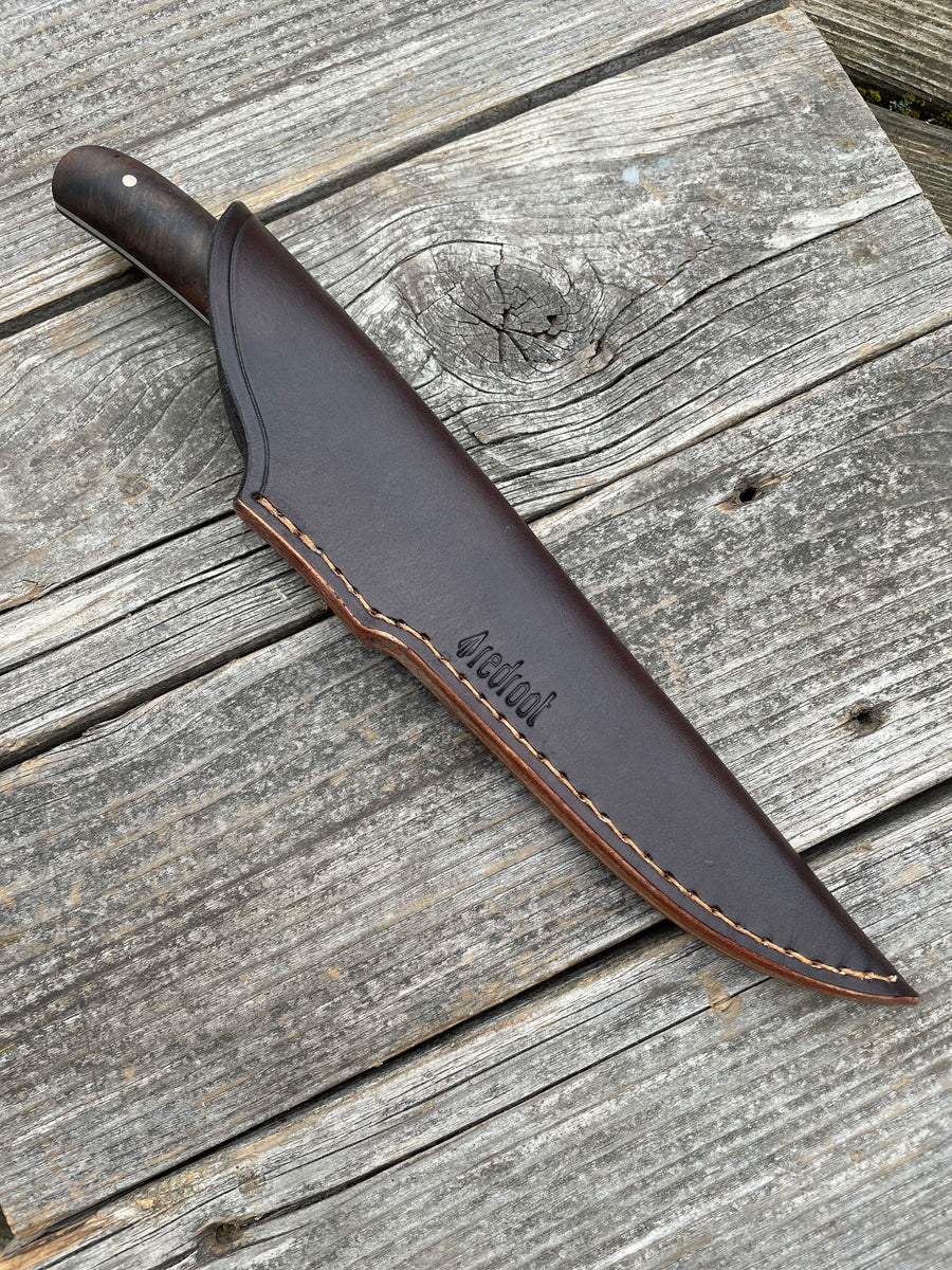 Mattei’s Boning/Fillet knife 6" — (Rigid) Curly Walnut & Copper