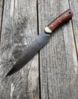 Long Hunter Camp Knife — Snakewood & Brass