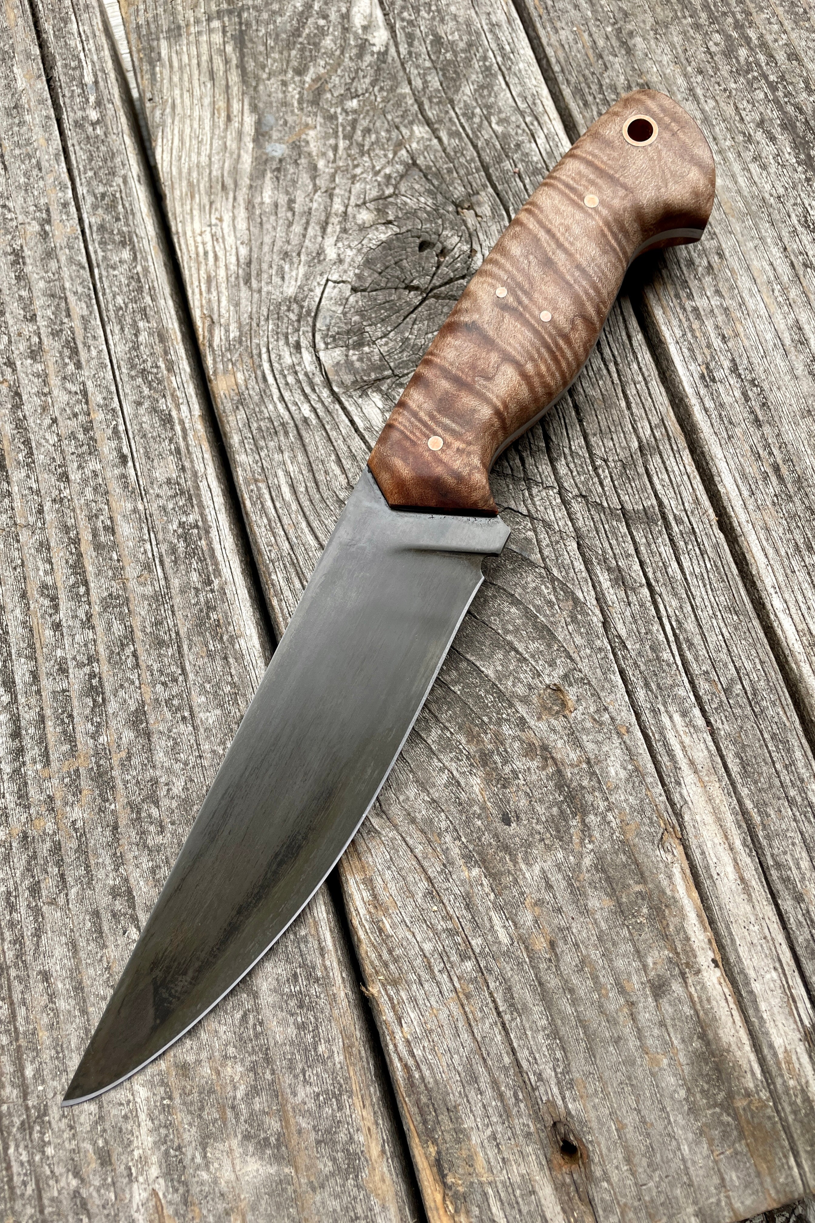 Prometheus Hunter — Maple Burl & Brass