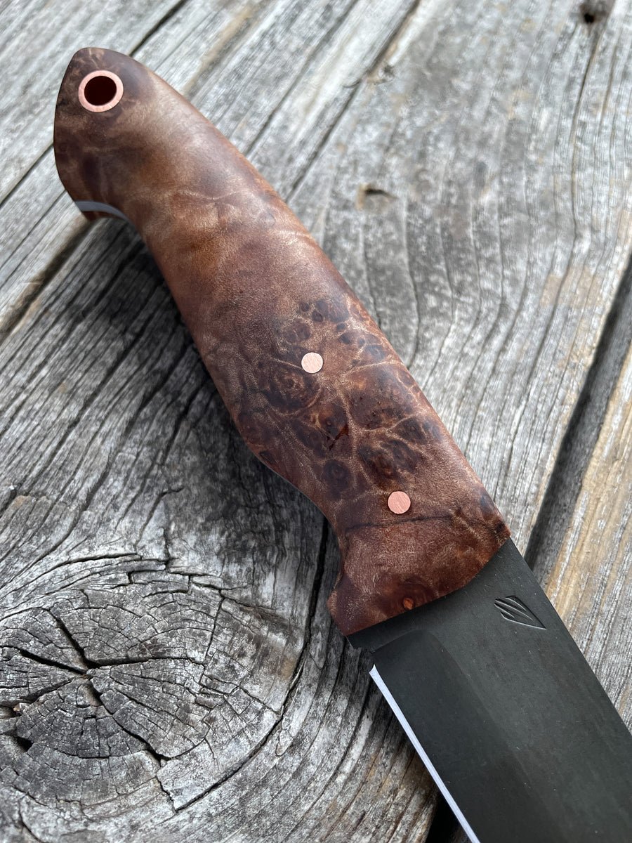 Valence Bushcrafter — Maple Burl & Copper