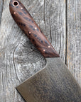 Western Cleaver 7” — Redwood Burl & Copper