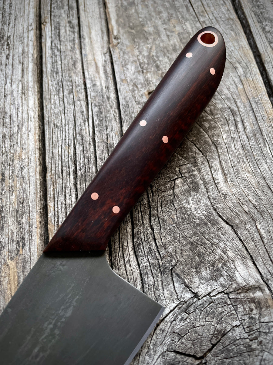 Western Mini-Chef's Knife — Snakewood & Copper