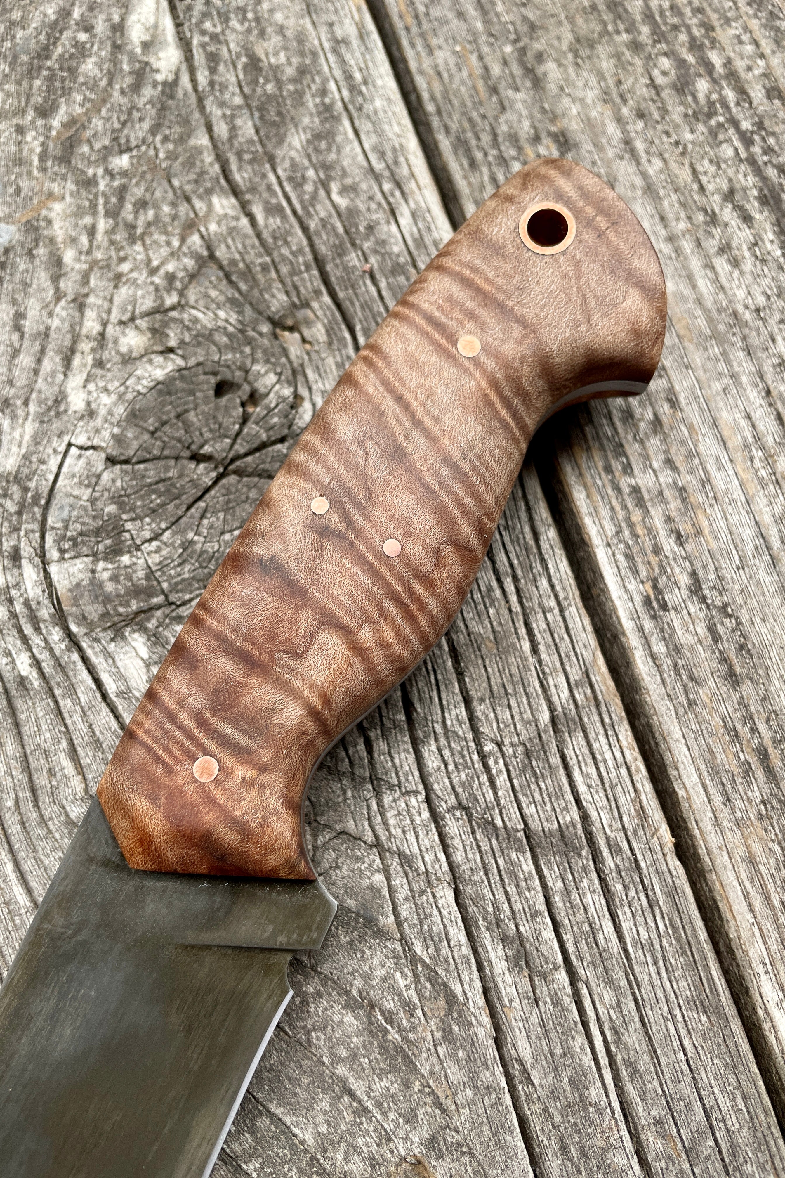 Prometheus Hunter — Maple Burl & Brass