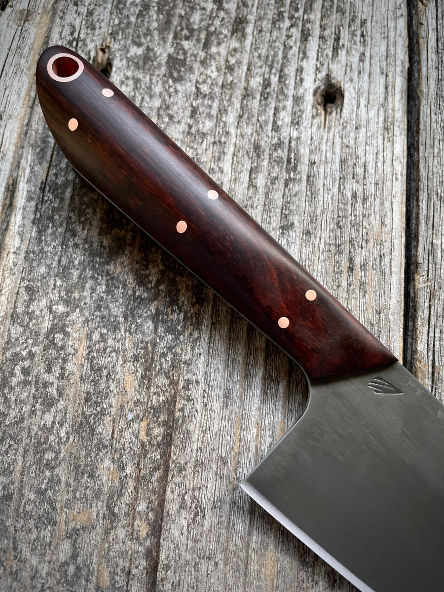 Western Mini-Chef's Knife — Snakewood & Copper