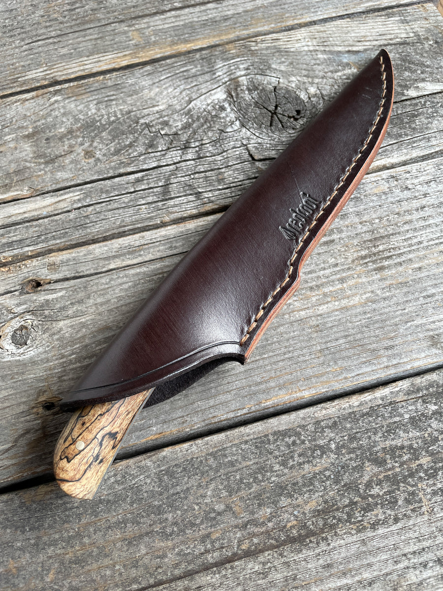 Mattei’s Boning/Fillet knife 6" — (Stainless) Spalted Maple & Brass