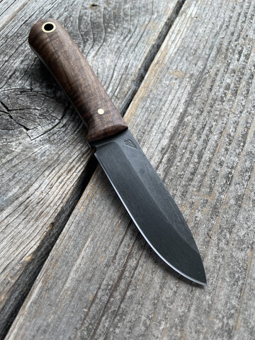 Mountain Scout Knife — English Walnut & Brass