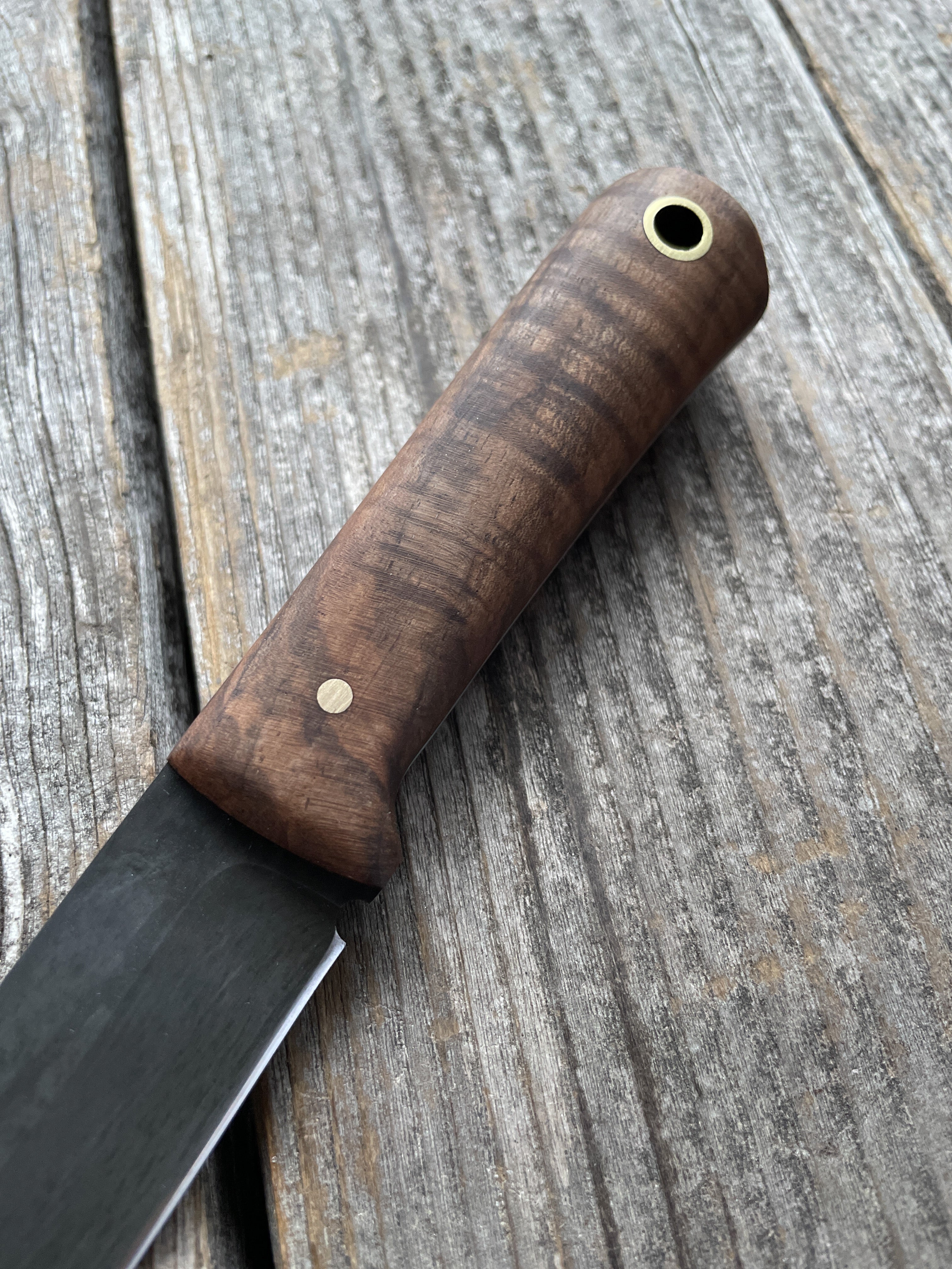Mountain Scout Knife — English Walnut & Brass